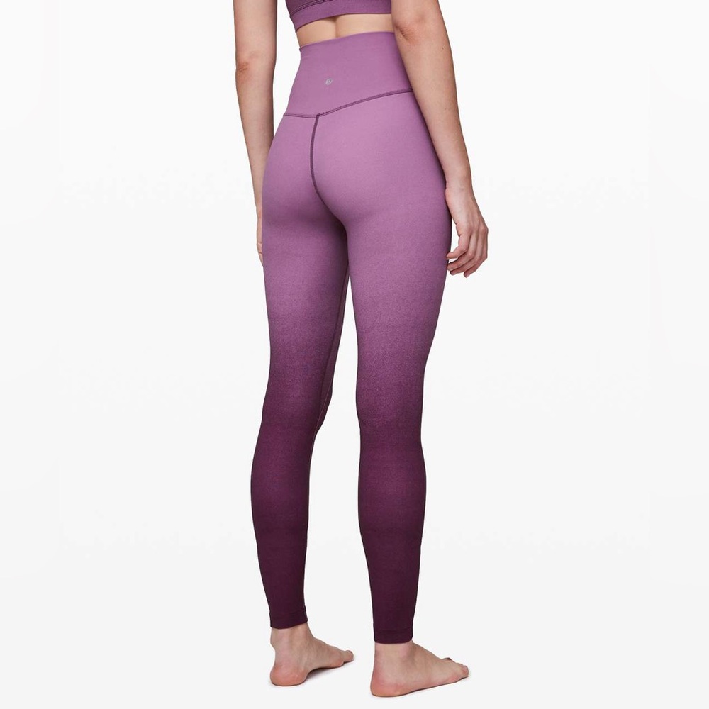 Lululemon Align High Rise Pant Size 4 Spray Ombré Jubilee Multi Yoga Running